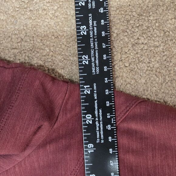 Cabi Burgundy Long Sleeve Full Zip Activewear Training Jacket Womens Size Large - Picture 11 of 13